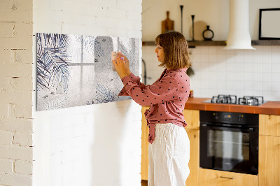 Dry erase board magnetic A stylish board for notes and photos
