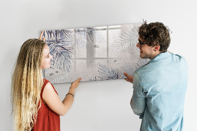 Dry erase board magnetic A stylish board for notes and photos