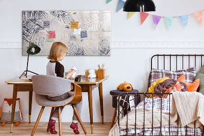 Dry erase board magnetic A stylish board for notes and photos