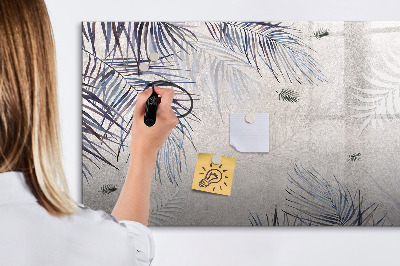 Dry erase board magnetic A stylish board for notes and photos