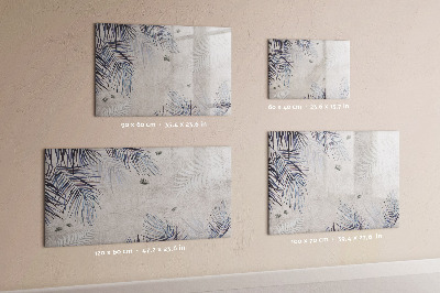 Dry erase board magnetic A stylish board for notes and photos