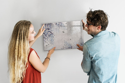 Dry erase board magnetic A stylish board for notes and photos