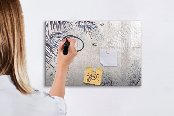 Dry erase board magnetic A stylish board for notes and photos