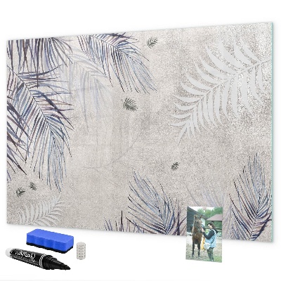 Dry erase board magnetic A stylish board for notes and photos