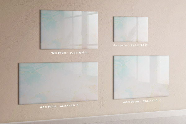 Dry erase board magnetic A colorful board for presenting photos