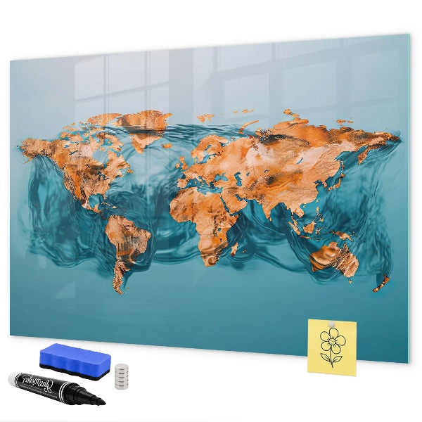 Magnetic dry erase board An interactive world with personal photos