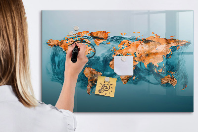 Magnetic dry erase board An interactive world with personal photos