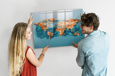 Magnetic dry erase board An interactive world with personal photos