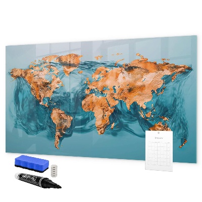 Magnetic dry erase board An interactive world with personal photos