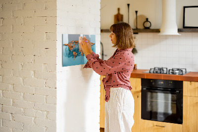 Magnetic dry erase board An interactive world with personal photos