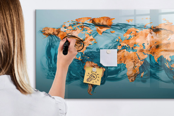 Magnetic dry erase board An interactive world with personal photos