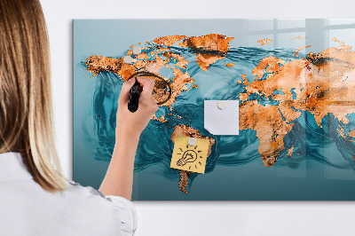 Magnetic dry erase board An interactive world with personal photos