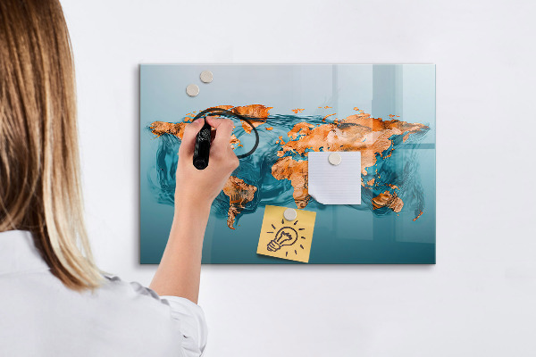 Magnetic dry erase board An interactive world with personal photos