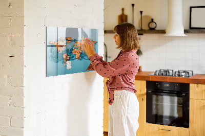 Magnetic dry erase board An interactive world with personal photos