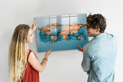 Magnetic dry erase board An interactive world with personal photos