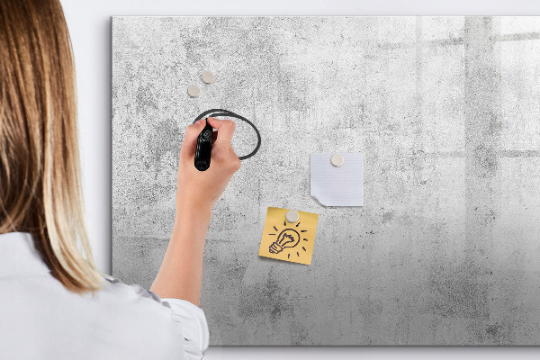 Dry erase board magnetic A cozy place for memories and notes