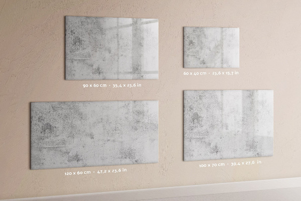 Dry erase board magnetic A cozy place for memories and notes