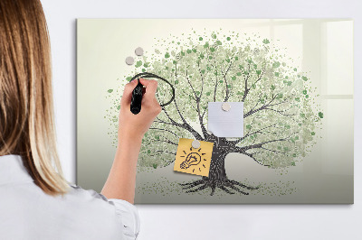 Magnetic dry erase board Memories tree with personal photos