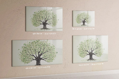 Magnetic dry erase board Memories tree with personal photos