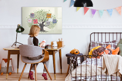Magnetic dry erase board Memories tree with personal photos