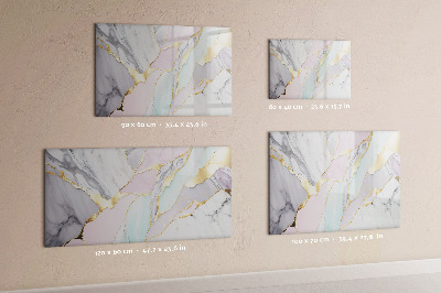 Magnetic dry erase board Modern board for notes and photos