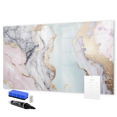 Dry erase board magnetic A stylish board for notes and photos