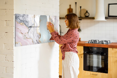 Dry erase board magnetic A stylish board for notes and photos