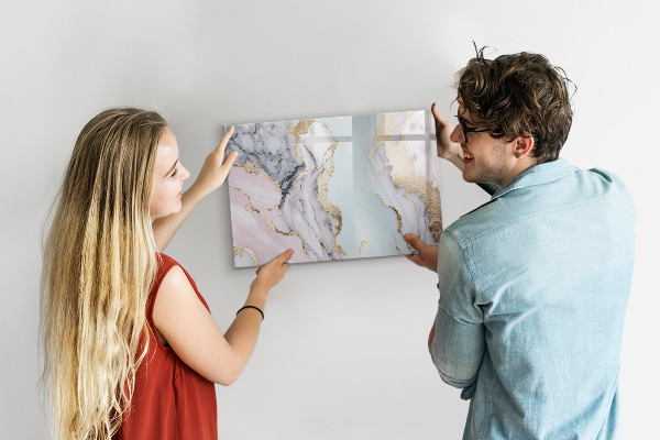 Dry erase board magnetic A stylish board for notes and photos
