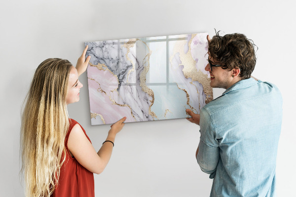 Dry erase board magnetic A stylish board for notes and photos