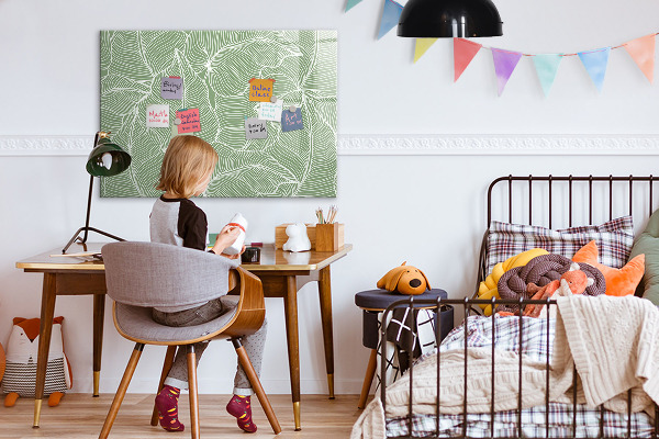 Dry erase board magnetic Stylish photo pin board
