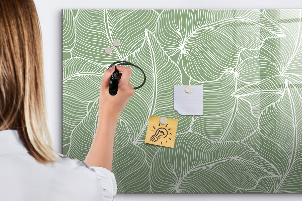 Dry erase board magnetic Stylish photo pin board
