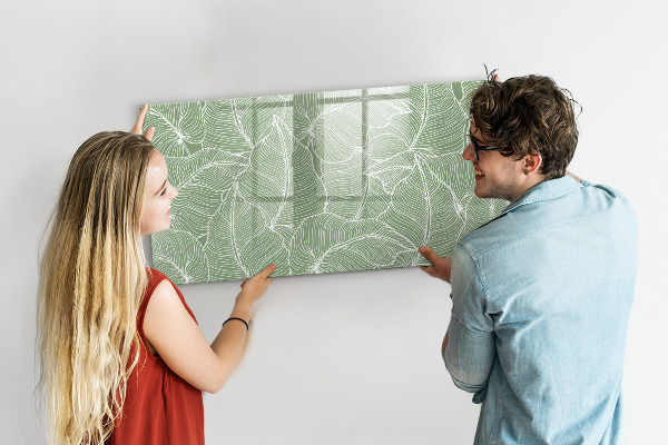 Dry erase board magnetic Stylish photo pin board