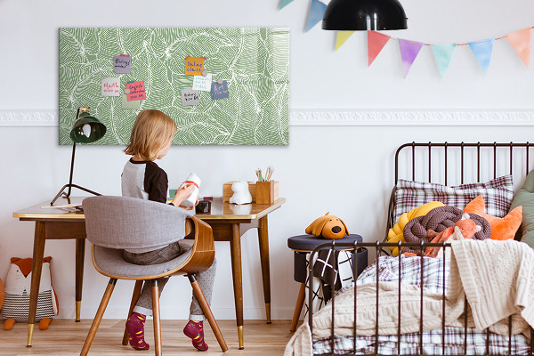 Dry erase board magnetic Stylish photo pin board