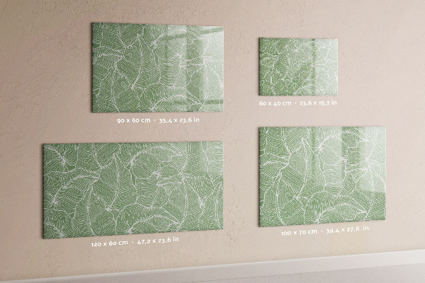 Dry erase board magnetic Stylish photo pin board