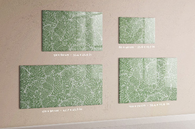 Dry erase board magnetic Stylish photo pin board