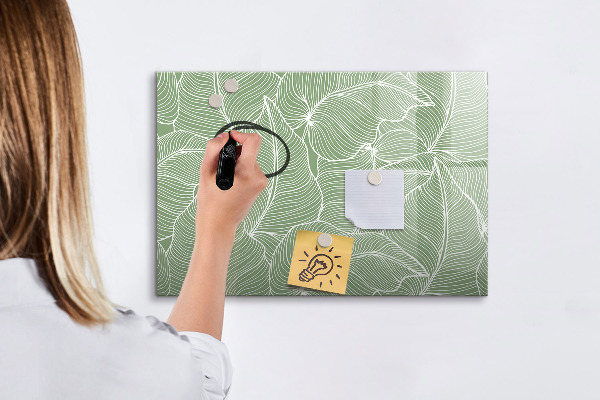 Dry erase board magnetic Stylish photo pin board