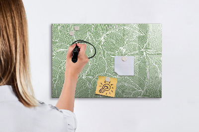 Dry erase board magnetic Stylish photo pin board