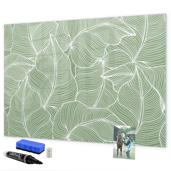 Dry erase board magnetic Stylish photo pin board