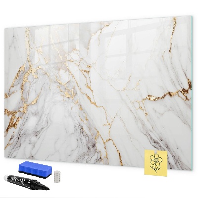 Magnetic dry erase board Stylish board for photos and notes