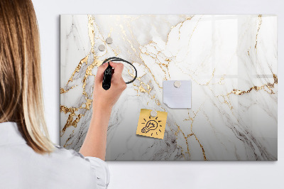 Magnetic dry erase board Stylish board for photos and notes