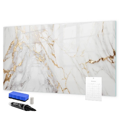 Magnetic dry erase board Stylish board for photos and notes