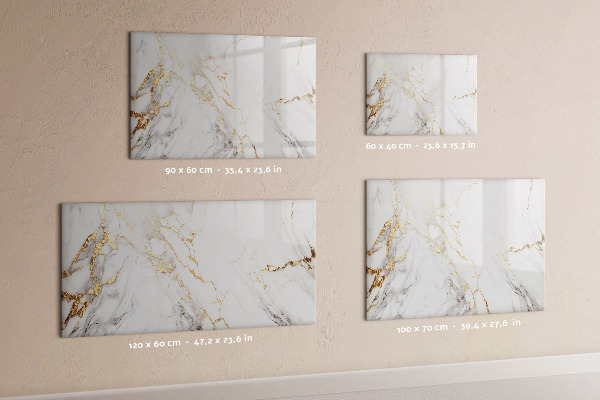Magnetic dry erase board Stylish board for photos and notes