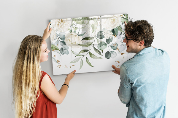 Magnetic dry erase board Creative photo pin board