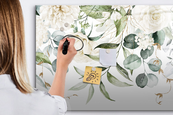 Magnetic dry erase board Creative photo pin board