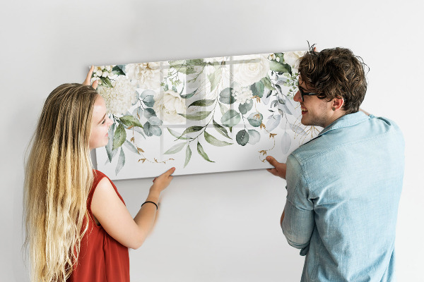 Magnetic dry erase board Creative photo pin board