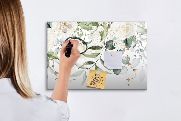 Magnetic dry erase board Creative photo pin board
