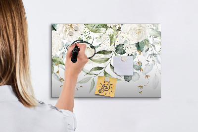 Magnetic dry erase board Creative photo pin board