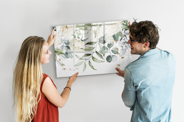 Magnetic dry erase board Creative photo pin board