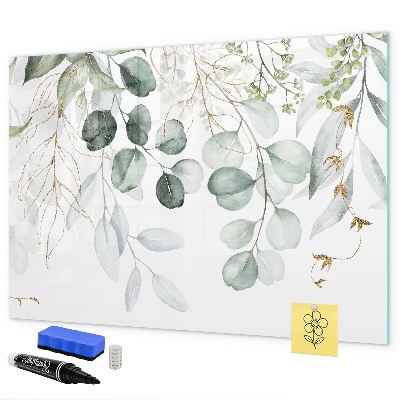 Dry erase board magnetic Stylish board for photos and notes