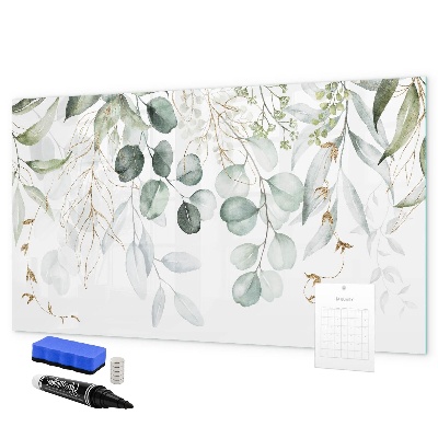 Dry erase board magnetic Stylish board for photos and notes